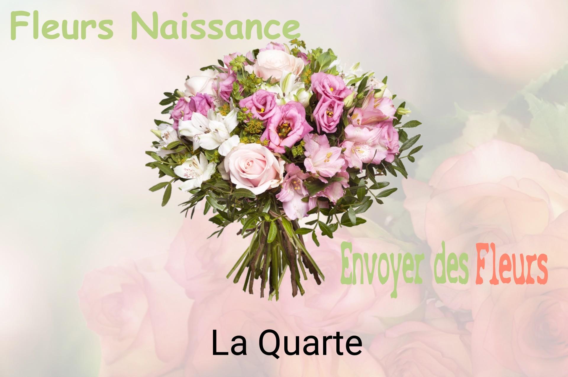 Bouquet de fleurs de naissance livré à La Quarte